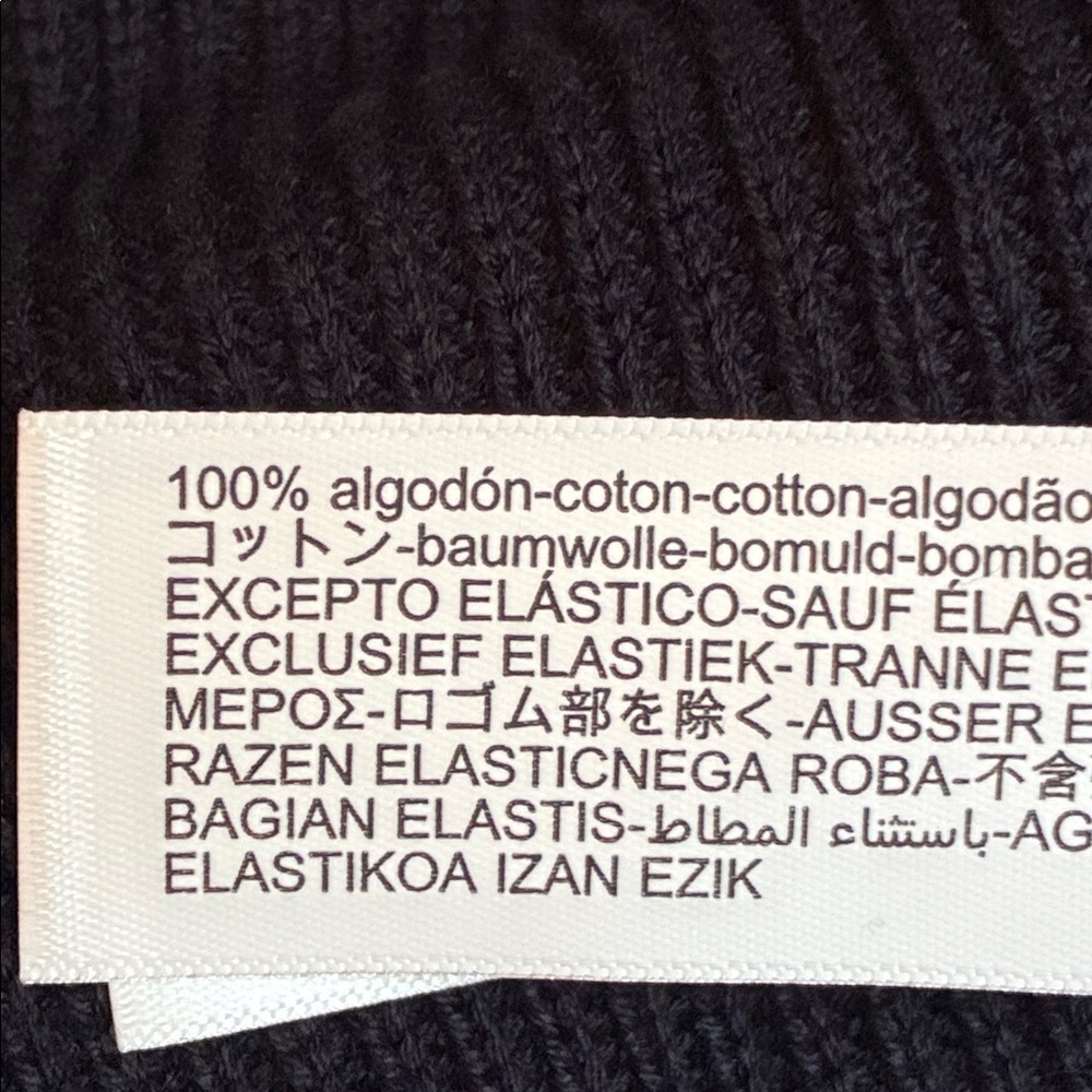 NWT. Massimo Dutti Navy Blue Cotton Knit Vest with Zipper. Size L. - Picture 4 of 6